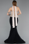 Long Black-Beige Haute Couture Dress ABU5951