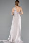 Long Mink Chiffon Prom Gown ABU5946