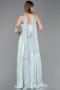Long Mint Chiffon Prom Gown ABU5957