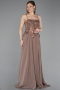 Long Copper Chiffon Evening Dress ABU5931