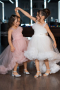 Front Short Back Long White Girl Dress ABO130