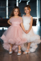 Front Short Back Long Powder Color Girl Dress ABO130