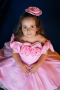 Short Pink Satin Girl Dress ABK2573