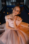 Short Powder Color Girl Dress ABK2566
