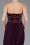 Short Plum Chiffon Cocktail Dress ABK2590