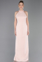 Long Powder Color Prom Gown ABU5971