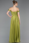 Long Pistachio Green Prom Gown ABU5938