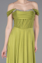 Long Pistachio Green Prom Gown ABU5938