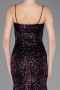 Long Dark Purple Mermaid Prom Dress ABU5939