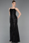Long Black Mermaid Prom Dress ABU5939