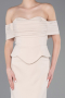 Beige Long Evening Dress ABU5559