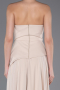 Beige Long Chiffon Evening Dress ABU5681