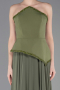 Olive Drab Long Chiffon Evening Dress ABU5681