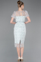 Mint Midi Beaded Cocktail Dress ABK2412