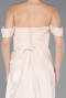 Long Beige Chiffon Evening Dress ABU5974