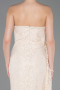 Long Beige Dantelle Mermaid Prom Dress ABU5975