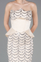 Long Beige Scaly Evening Gown ABU5979