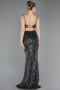 Long Anthracite Prom Gown ABU5980