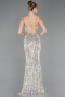 Long Beige Prom Gown ABU5980