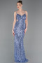 Long Indigo Prom Gown ABU5980