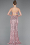 Long Powder Color Prom Gown ABU5980