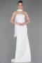 Long White Evening Dress ABU5981
