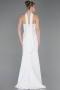 Long White Evening Dress ABU5981