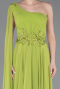 Long Pistachio Green Chiffon Prom Gown ABU5984