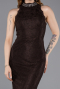 Long Brown Dantelle Evening Dress ABU5987