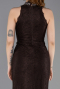 Long Brown Dantelle Evening Dress ABU5987