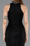 Long Black Dantelle Evening Dress ABU5987