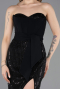 Long Black Beaded Evening Dress ABU5988