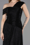 Long Black Evening Dress ABU5991