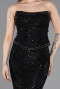 Long Black Dantelle Mermaid Evening Gown ABU5993