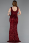 Burgundy Long Evening Dress ABU5281