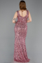 Powder Color Long Evening Dress ABU5281