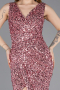 Powder Color Long Evening Dress ABU5281