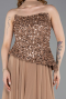 Copper Long Chiffon Evening Dress ABU5486