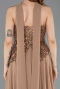 Copper Long Chiffon Evening Dress ABU5486