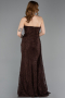 Long Brown Dantelle Mermaid Prom Dress ABU5975