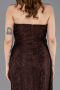 Long Brown Dantelle Mermaid Prom Dress ABU5975