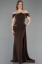 Long Brown Evening Dress ABU6001