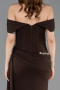 Long Brown Evening Dress ABU6001