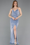 Long Indigo Prom Gown ABU6008