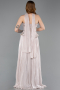 Mink Long Chiffon Evening Dress ABU5786