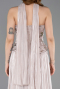 Mink Long Chiffon Evening Dress ABU5786