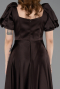 Long Brown Satin Evening Dress ABU6005