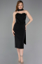Midi Black Cocktail Dress ABK2593