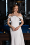 Long White Evening Dress ABU6001