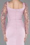 Powder Color Midi Cocktail Dress ABK2387